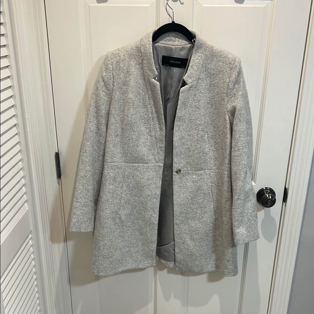 Zara Light Gray Women's Coat